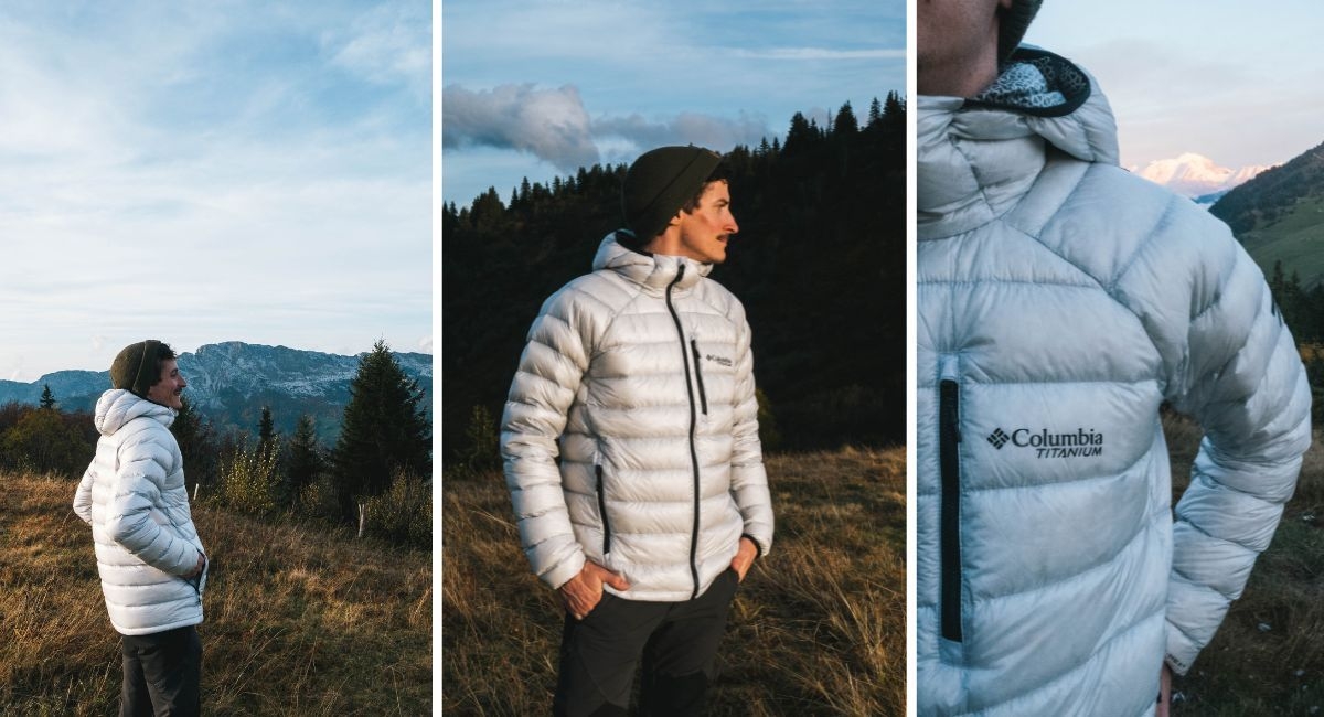 Columbia Arctic Crest Down Hooded Jacket - Durable